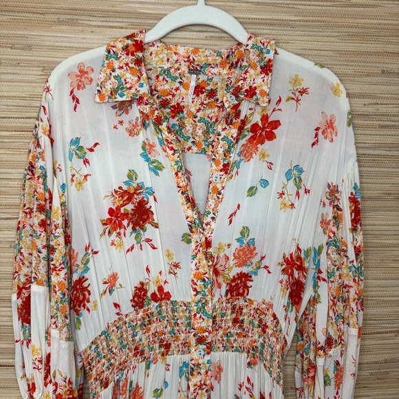 Free People Boho Floral Prairie Dress - Picture 14 of 16